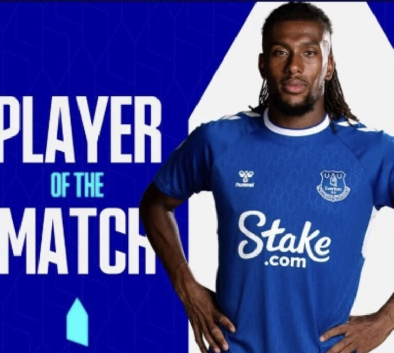Carabao Cup:Iwobi Named Man Of The Match In Everton’s Win Against Fleetwood