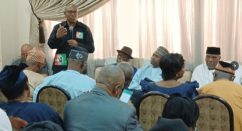 Photos: Peter Obi In A Meeting With Afenifere, Ohanaeze, PANDEV, Middle-Belt Forum Leaders