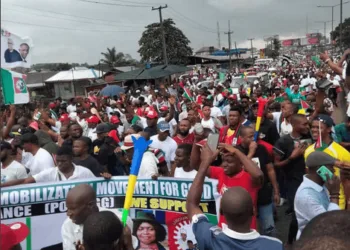1 million March: Peter Obi Supporters Fill Streets In PH, Auchi, Benue, Afikpo