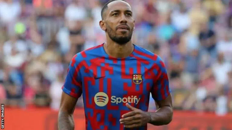 Barcelona Striker, Aubameyang Was Robbed In His Home Early Today