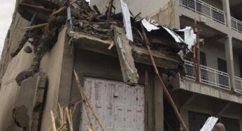 JUST IN: Many Trapped In Kano GSM Market Building Collapse
