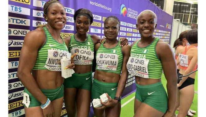 BREAKING: Nigeria wins gold in 4x100m women’s relay