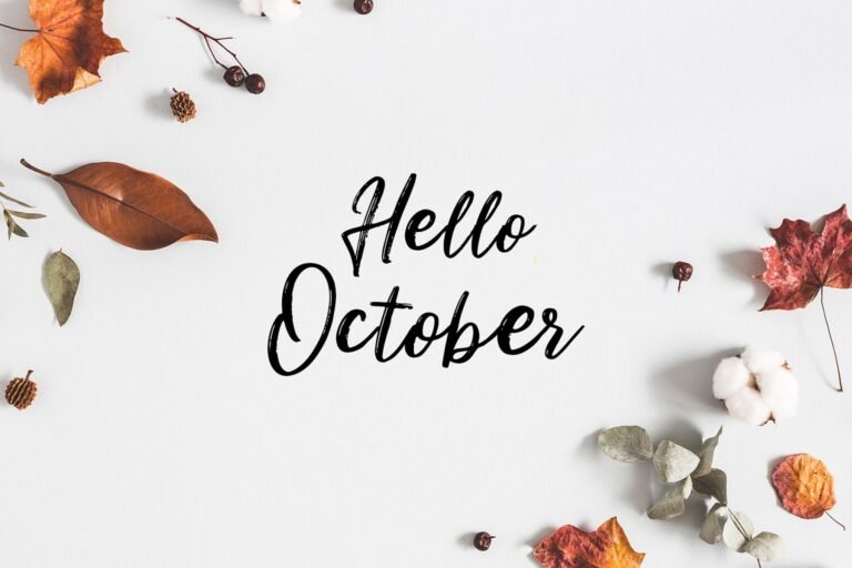 Happy new month of October messages