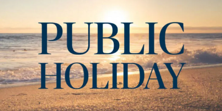Monthly Public Holiday