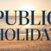 Public Holidays in 2024