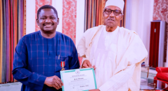 OON Award: Come And See Me Dey Buga… Femi Adesina