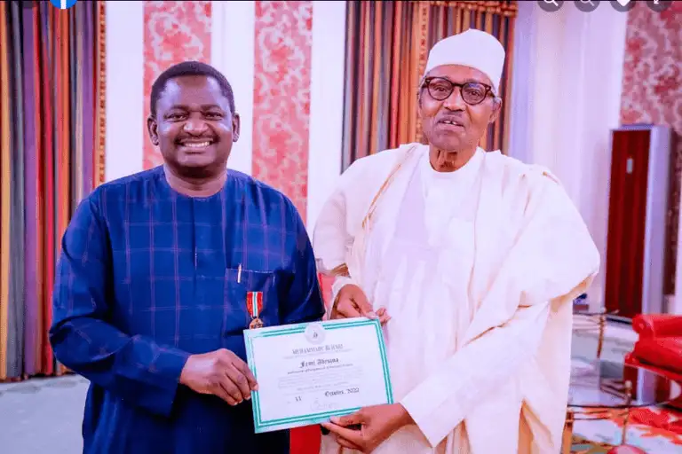 OON Award: Come And See Me Dey Buga... Femi Adesina