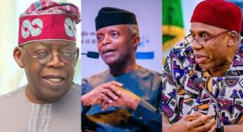 2023: ‘Why Osinbajo, Amaechi Will Not Campaign For Tinubu’’ – Source