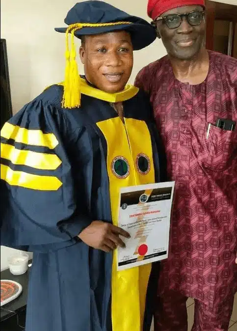 Photos: Sunday Igboho Conferred Honorary Doctorate In New York University