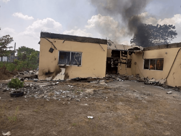 INEC Office Burnt To Ashes, Thousands of PVCs Lost In Ebonyi- Festus