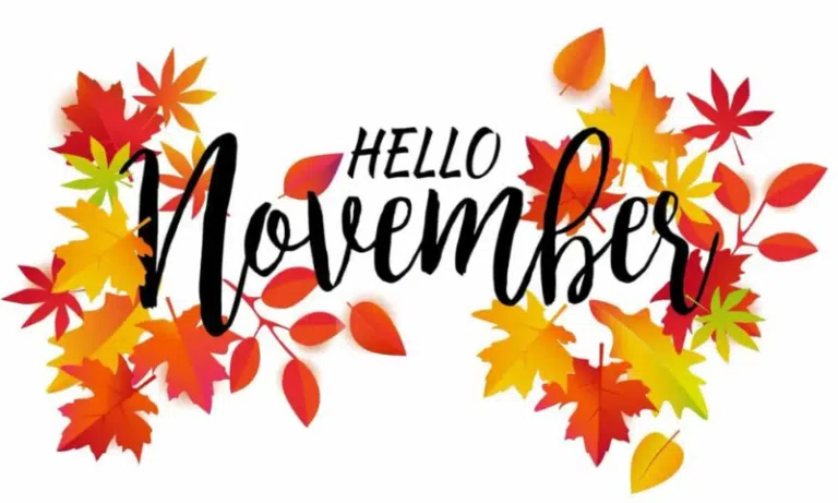 Happy new month of November messages