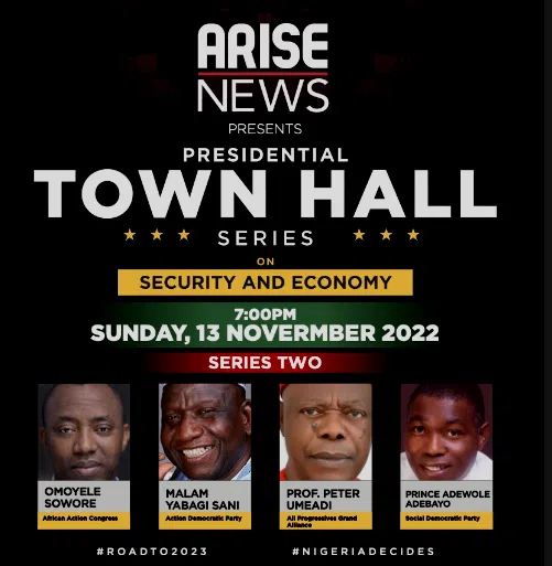 ARISE TV Presidential Town Hall