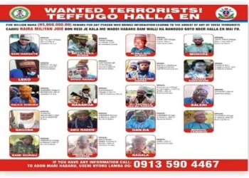 Names Of 19 Most Wanted Terrorists