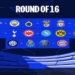 Champions League Round of 16 Draws