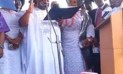 VIDEO: Adeleke, Adewusi Take Oath As 6th Executive Governor, Deputy Governor Of Osun State