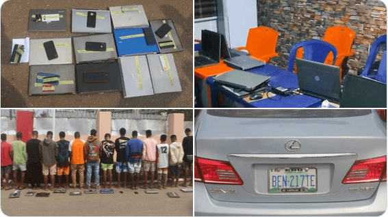 Yahoo School Proprietor, 13 'Students' Arrested In Benin