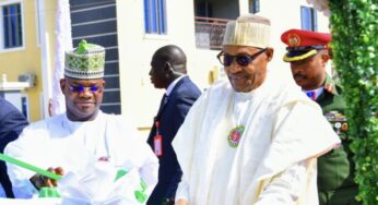 ‘Yahaya Has Done Well In Security, Project Execution’ – Buhari Inaugurates Projects In Kogi