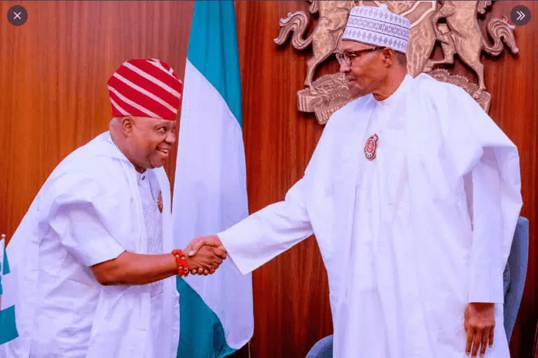 You Are A True Father - Gov Adeleke Commends President Buhari