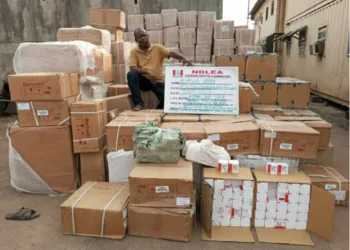 Illicit Drugs In Lagos Warehouse