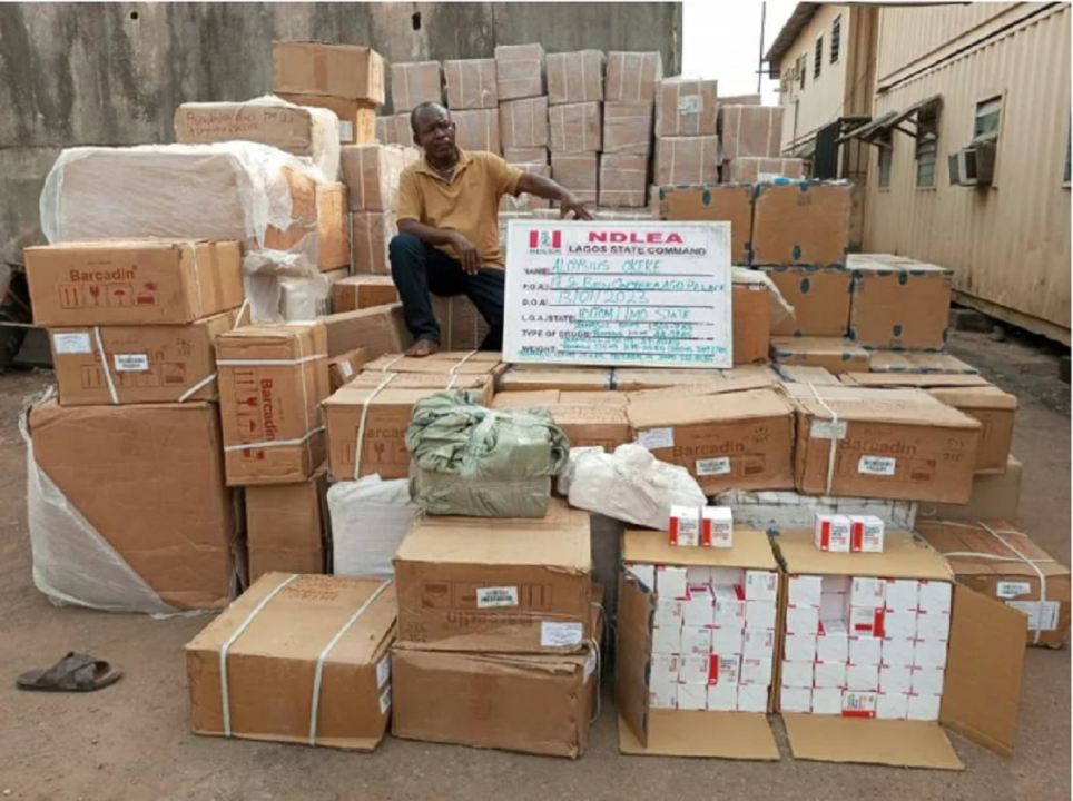 Illicit Drugs In Lagos Warehouse