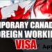 Temporary Canadian Foreign Working Visa