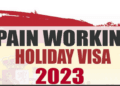 Spain Working Holiday Visa 2023