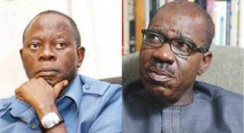 Governor Obaseki Indicts Shaibu, APC Chieftains In Petition To IGP Over Edo Violence