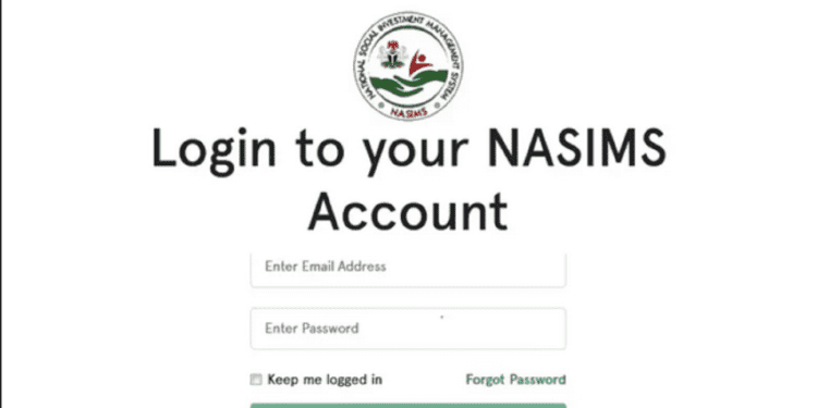 NASIMS Portal Login