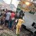 Train Crushes BRT Bus In Lagos