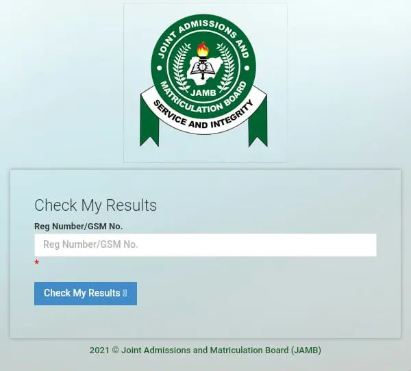 2023 UTME Results For All Candidates