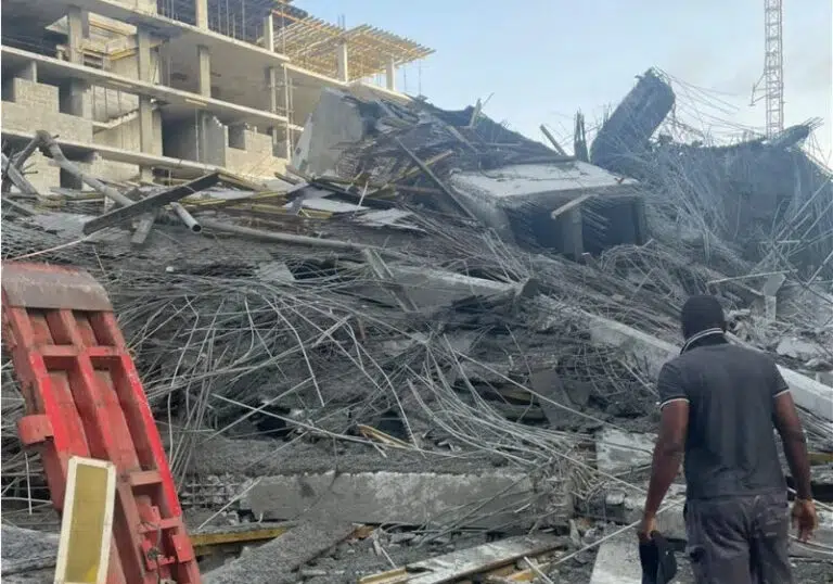 Seven-Storey Building Collapses In Banana Island