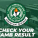 How To Check 2024 UTME Results
