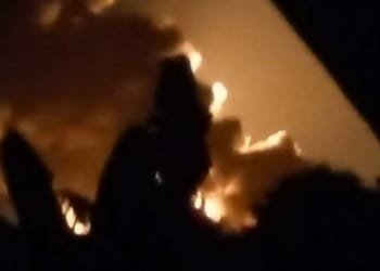 Oyo Broadcasting Station On Fire