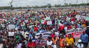 BREAKING: Organized Labour Embarks On Nationwide Protest Over Electricity Tariff Hike