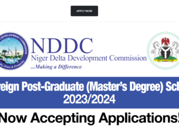 NDDC Foreign Post-Graduate Scholarship 2023