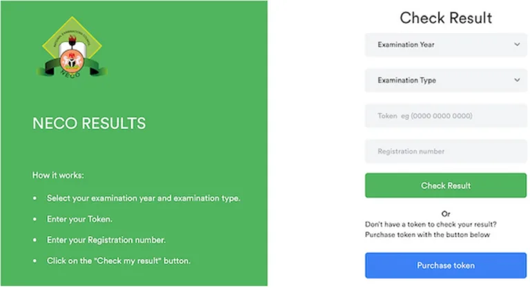 neco result checker