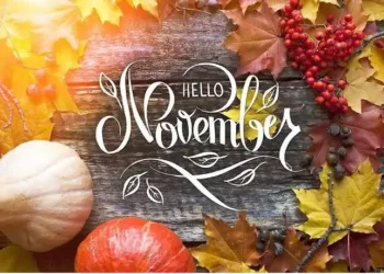 Happy New Month of November Messages 2025