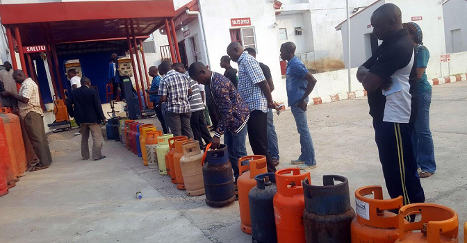 Cooking gas scarcity