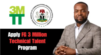 BREAKING: FG Announces Fresh Job Opportunities For 30,00 3MTT Fellows