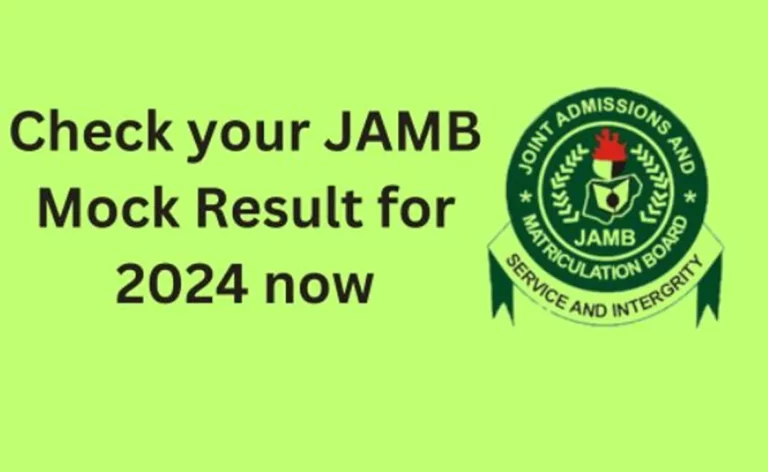 JAMB Mock Result 2024