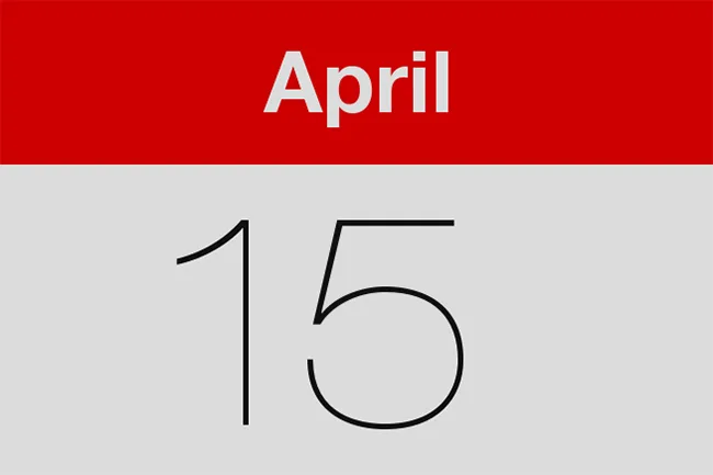 Monday 15 April