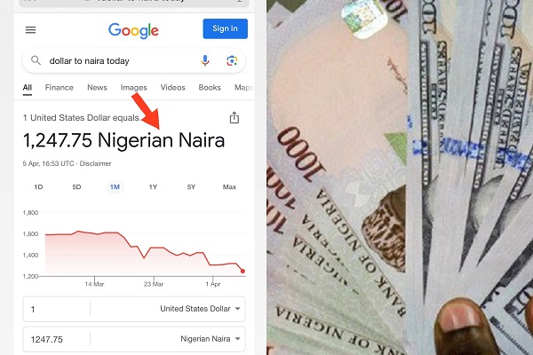 Naira To Dollar Exchange