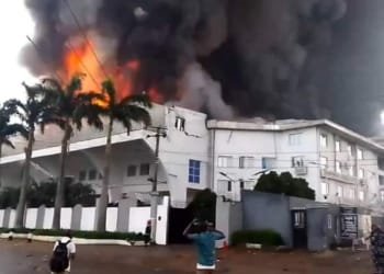 Christ Embassy Church Headquarters In Lagos On Fire