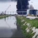 Dangote Petroleum Refinery On Fire
