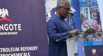 BREAKING: Dangote Refinery Rolls Out First Shipment Of Petrol To Local Market