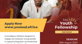 Call For Applications: East African Community (EAC) Youth Fellowship 2024 – PAID