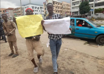 #Endbadgovernance Protest