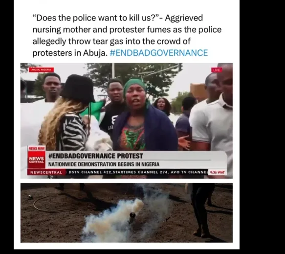 #Endbadgovernance Protest