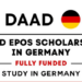 DAAD EPOS Scholarship 2025