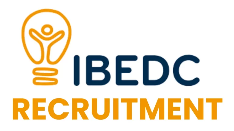 IBEDC Recruitment 2024